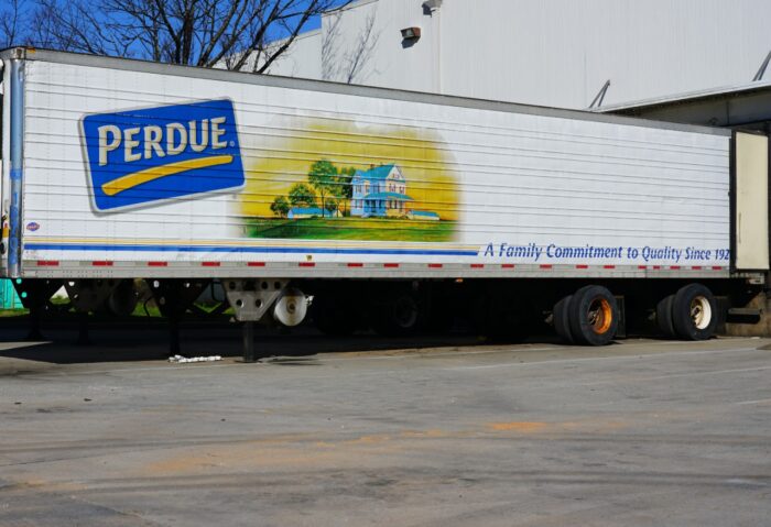 Perdue Trailer outside Gainesville, Georgia, Perdue plant. - broiler chicken class action