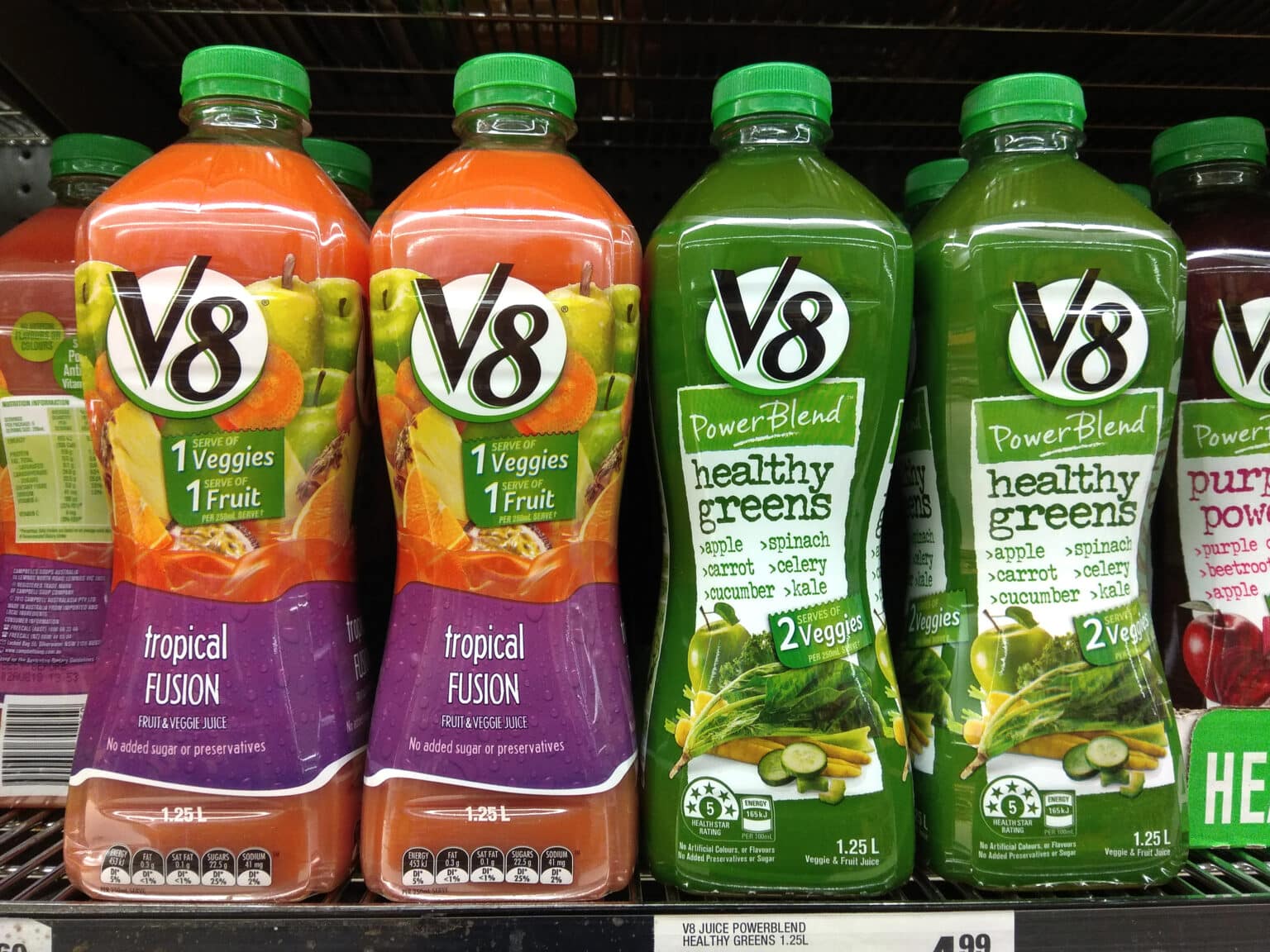 Campbell’s V8 Juices Increase Risk of Heart Disease, Diabetes, False Ad