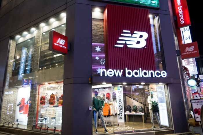 New Balance at Myeongdong Market