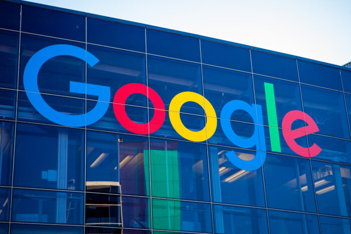 Google logo in Googleplex
