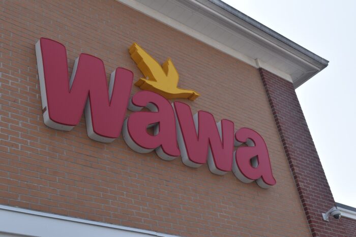 Facade of Wawa Store in Newport News