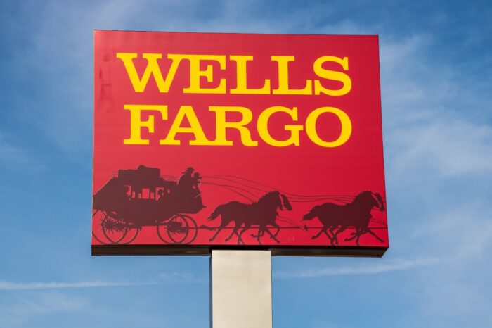 Wells Fargo Signage and Logo on sign - wells fargo class action lawsuit