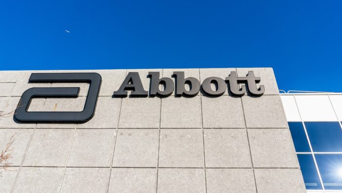 Close up of Abbott Laboratories