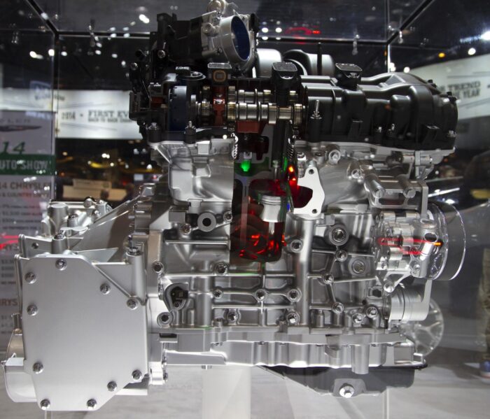 Chrysler Pentastar V6 Engine at the annual International auto-show