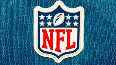 NFL logo printed on textile equipment