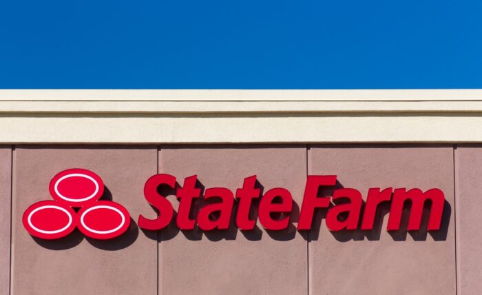 State Farm Insurance exterior and logo