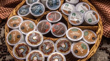A variety of the popular Keurig K Cups.