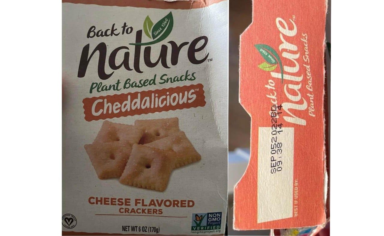Back to Nature Cheese Crackers Recalled, Boxes Accidentally Contain