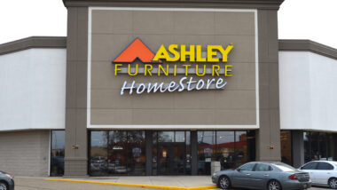 Ashley Furniture store exterior.