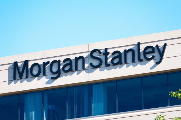 Morgan Stanley sign. Morgan Stanley is an American multinational investment bank and financial services company - San Jose, California, USA - 2020 - morgan stanley class action lawsuit - Morgan Stanley data breach claim form