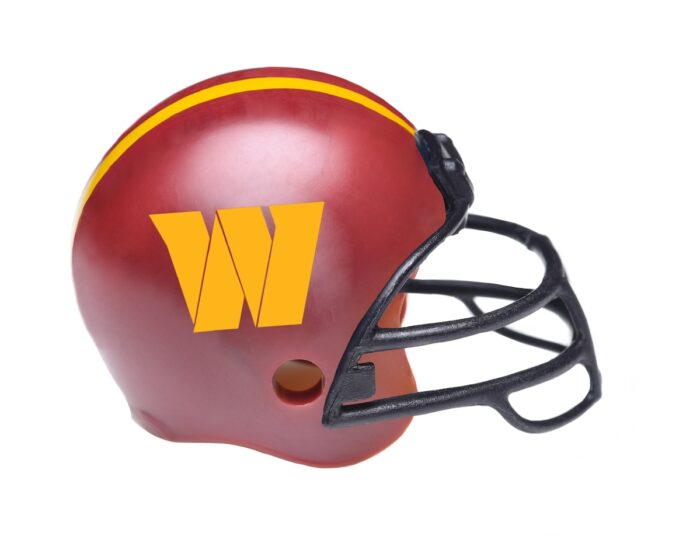 Mini Collectable Football Helmet for the Washington Commanders of the National Football Conference East.