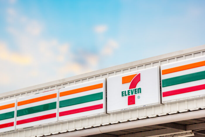 7-Eleven, convenience store with largest number of outlets in Thailand.