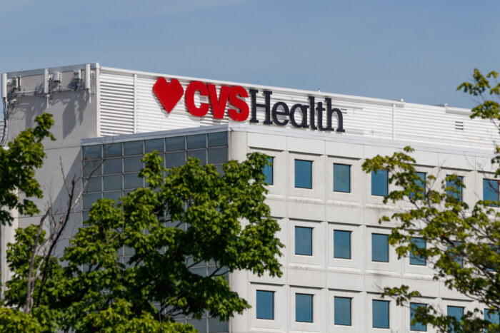 Photo of CVS Health building exterior. - hand sanitizer
