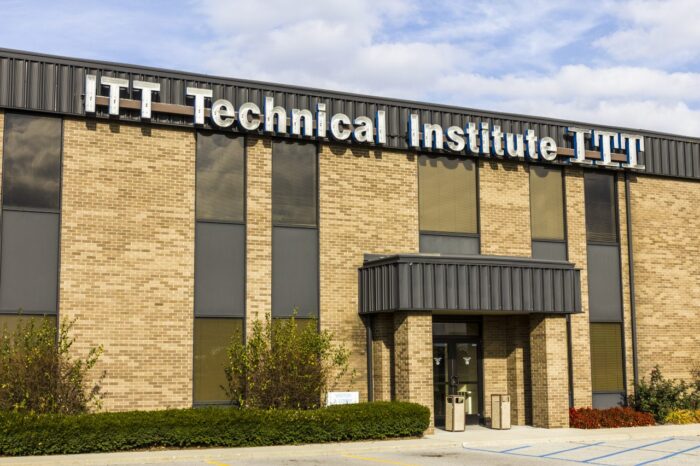 Circa November 2016: ITT Educational Services Location - ​​ITT bankruptcy - ITT student claim settlement administrator