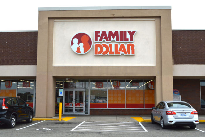 Exterior of a Family Dollar store in Columbus, Ohio.