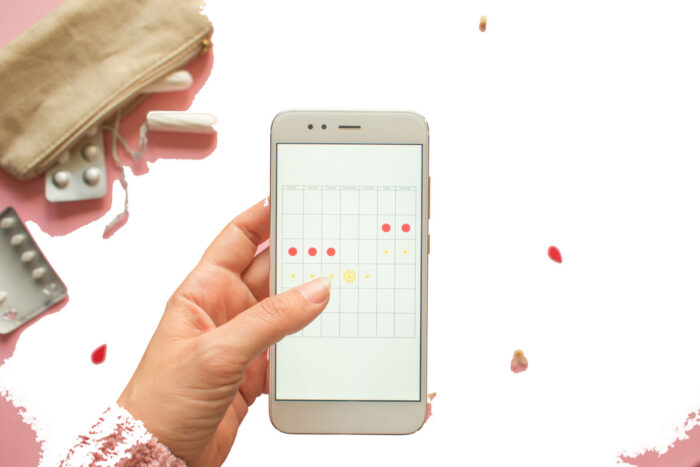 Mobile application to track your menstrual cycle and for marks - period-tracking apps, roe v. wade