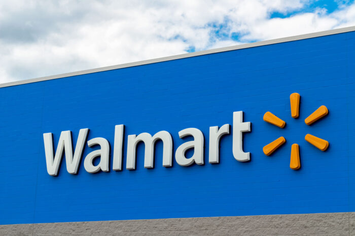 Walmart retail store exterior and trademark logo, representing the Walmart money transfer services fraud class action