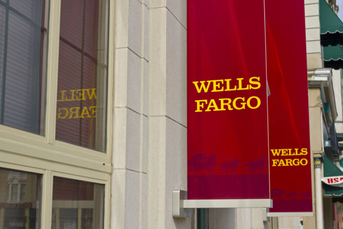 A Wells Fargo Retail Bank Branch.