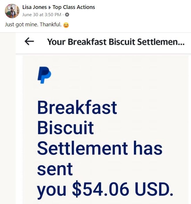 belVita FB 6-30-22 settlement checks