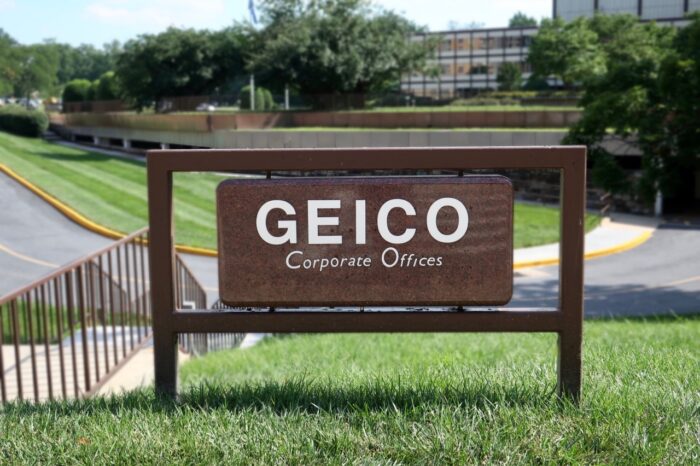 GEICO Government Employees Insurance Co. corporate offices headquarters sign - geico auto claims class action lawsuit