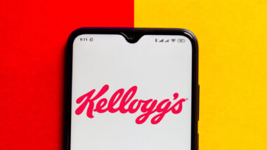 In this photo illustration the Kellogg Company (Kellogg's) logo seen displayed on a smartphone.