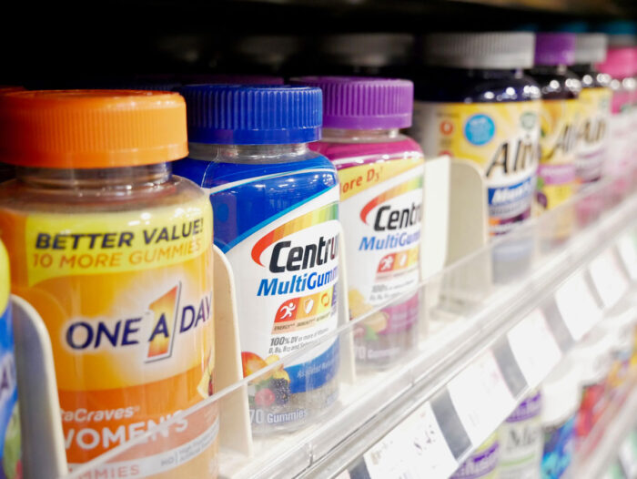 One A Day, Centrum and Alive Multivitamins stocked on shelf at local Winco - multivitamin class action lawsuit