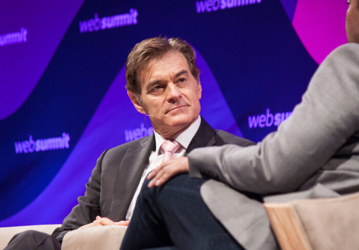Dr. Oz, renowned heart surgeon & television personality speaks at the Web Summit, Lisbon.