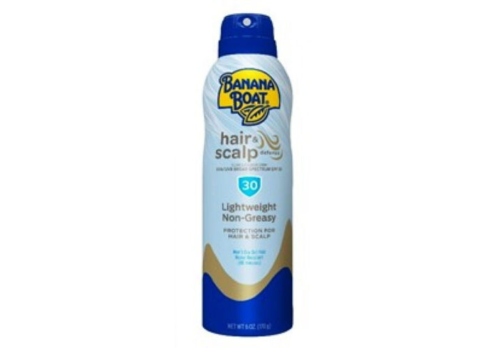Product photo of recalled Banana Boat sunscreen.