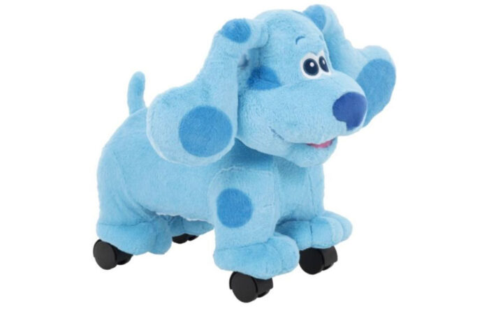 Recalled Blue's Clues Foot to Floor Ride-on Toy (Front view).