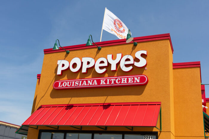 Popeyes Louisiana Kitchen exterior.