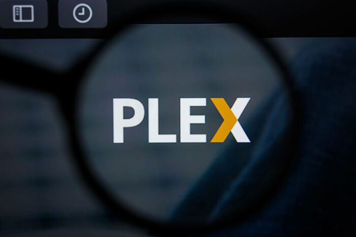 PLEX logo visible on display screen.