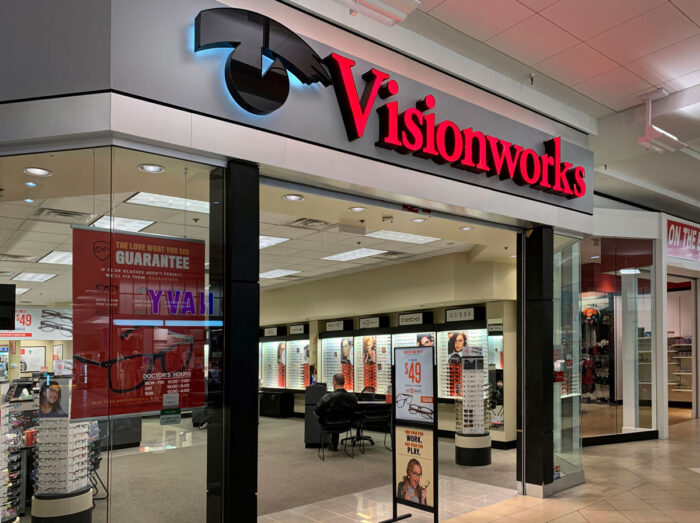 Photo of a Visionworks store inside of a mall - National Do Not Call Registry, unsolicited messages