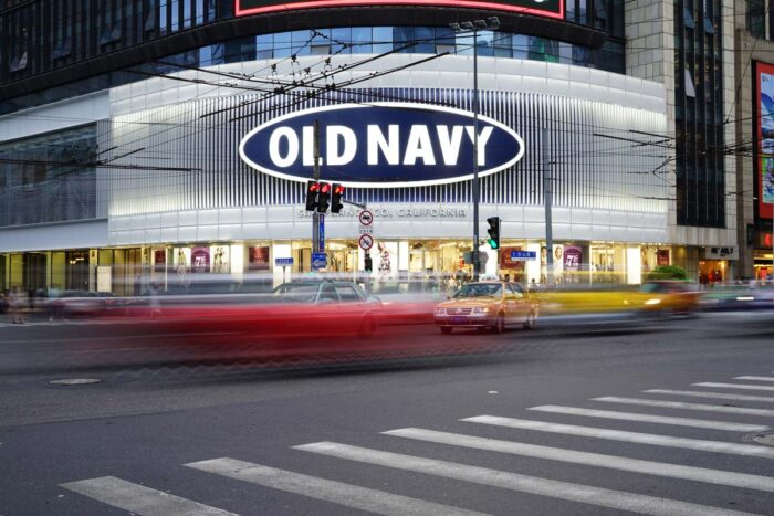 Exterior of an Old Navy store in a city - keystroke monitoring, class action