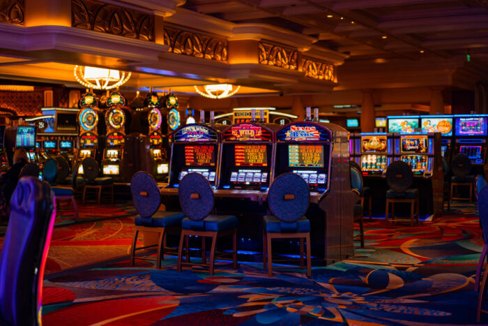 Interior of a casino in Las Vegas -  Caesars casino class action