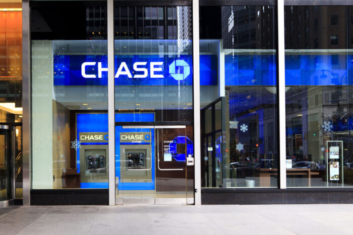 A Chase Bank in Manhattan.