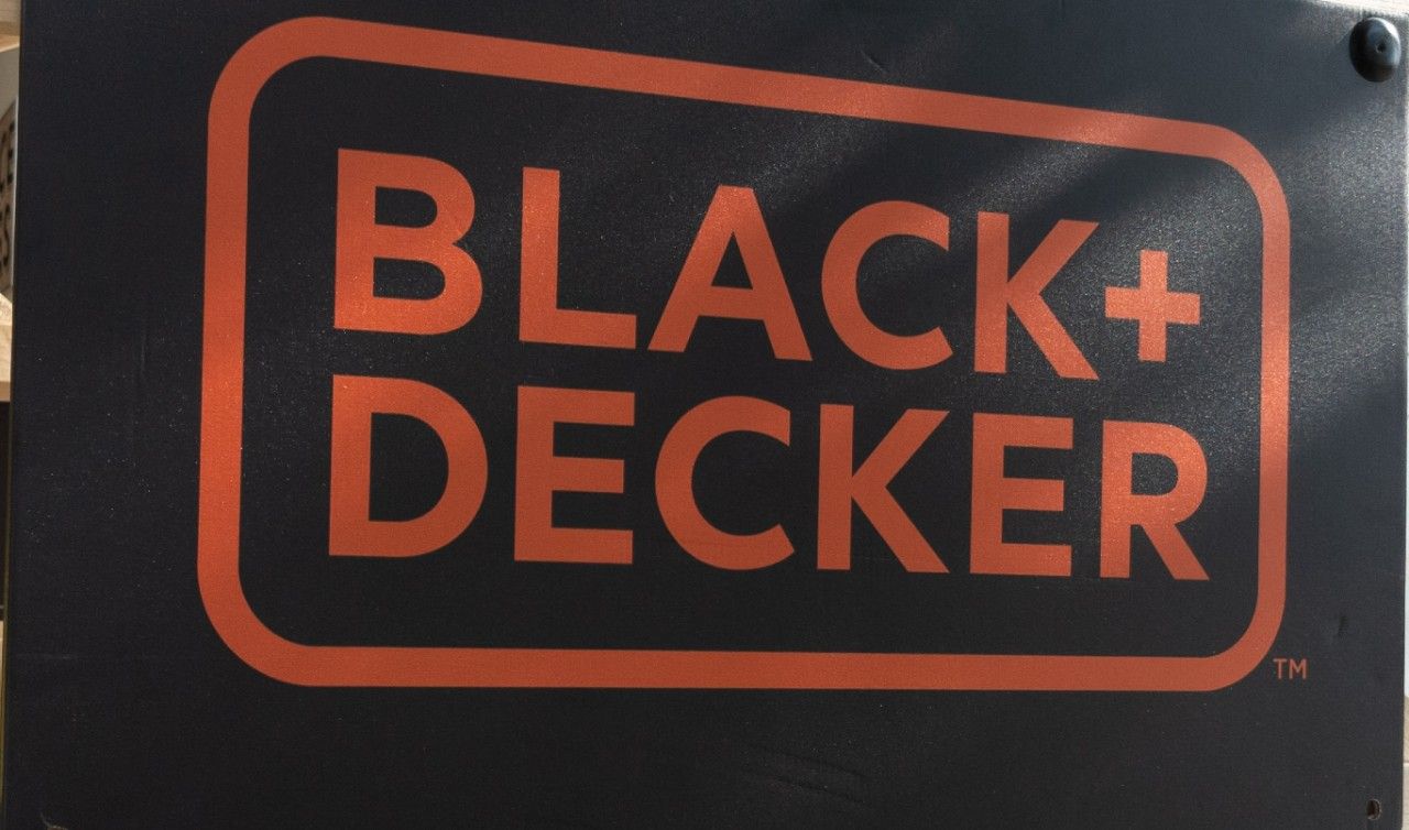 BLACK+DECKER sign, recalled appliance cloth steamer.