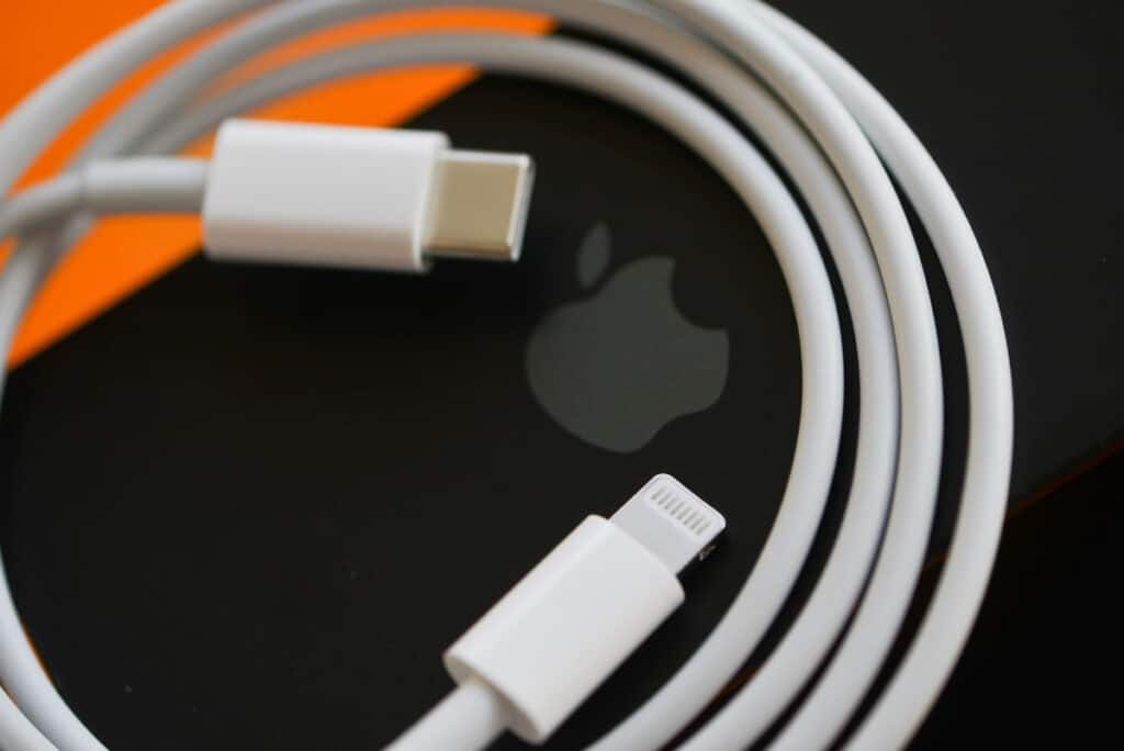 Brand new USB-C type to Lightning fast charging cable of with iPhone 11 Pro Max.