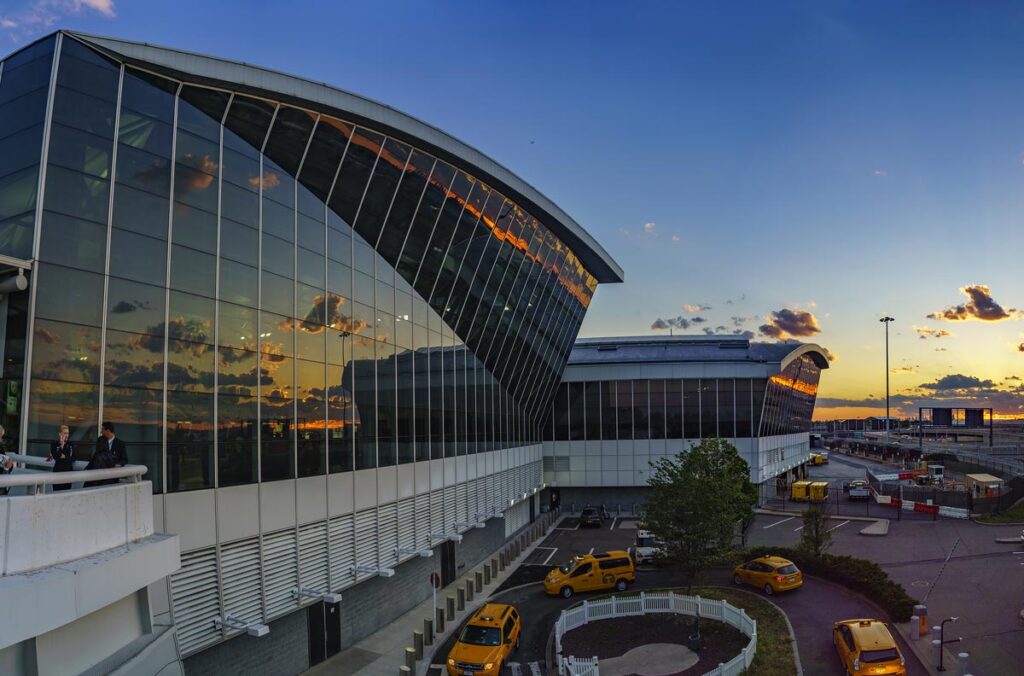 Exterior of the JFK Airport in New York.