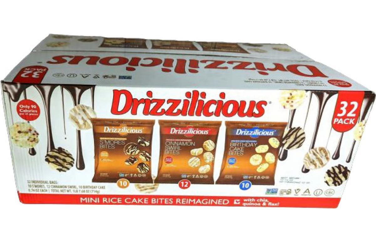 Drizzilicious recall announced for rice cakes, popcorn due to