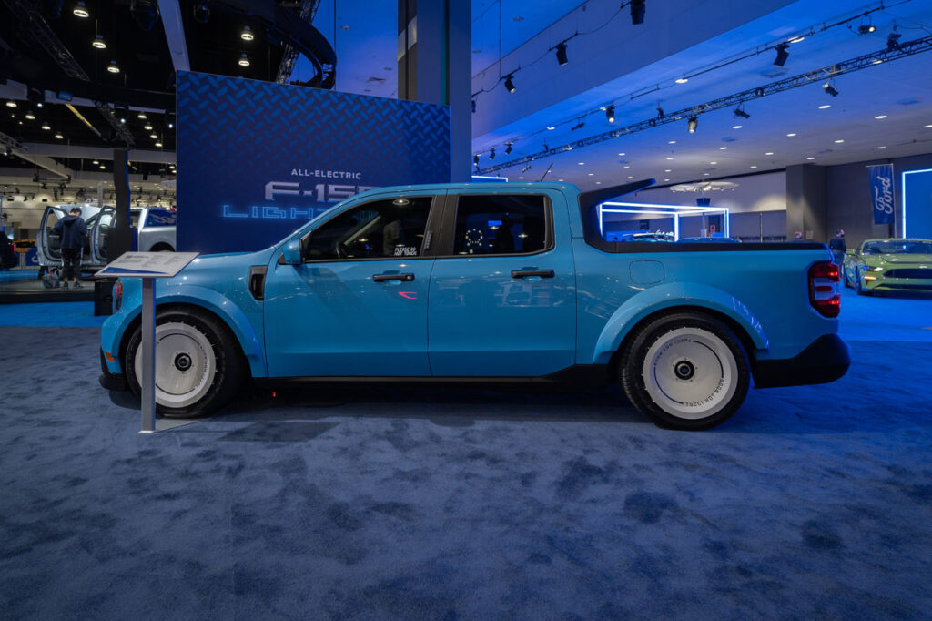 2022 Ford Maverick showcased at the LA Auto Show.