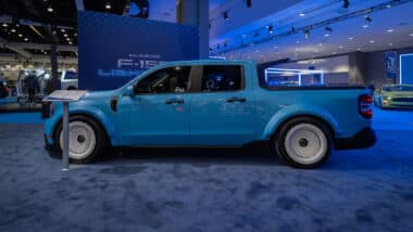 2022 Ford Maverick showcased at the LA Auto Show.