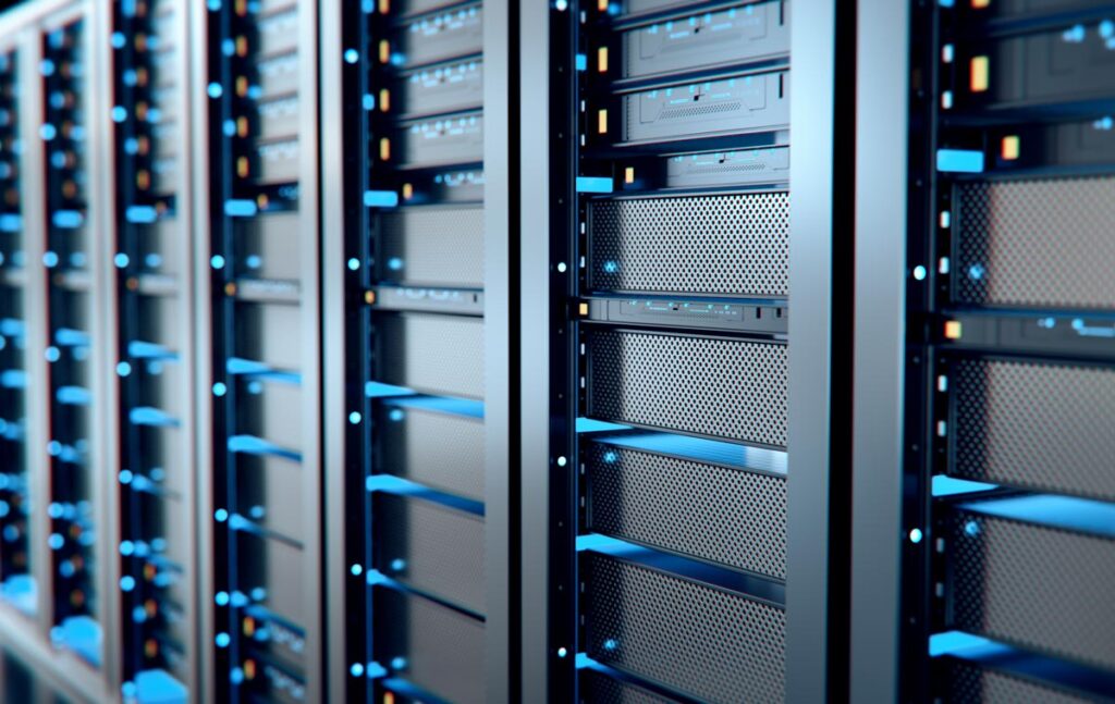 Close up of internet servers - 3commas data breach
