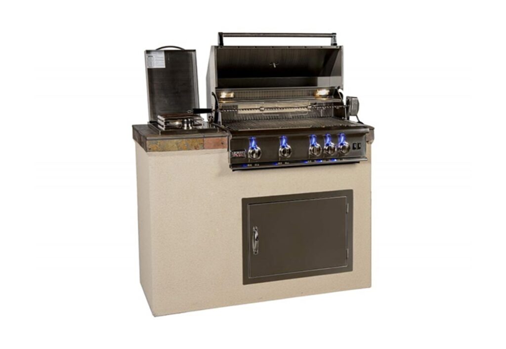 Product photo of recalled grill, representing the Paradise Grills outdoor kitchen recall.
