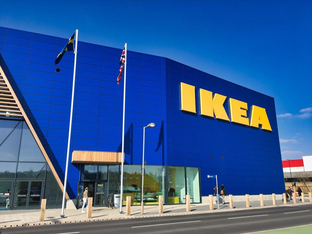 Exterior of a IKEA location.
