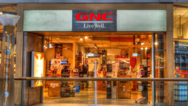 GNC store front in mall