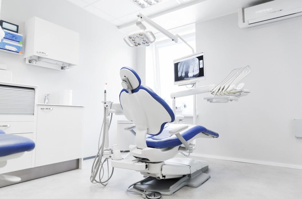 Interior of a dentist office, representing the United Dental class action lawsuit settlement.