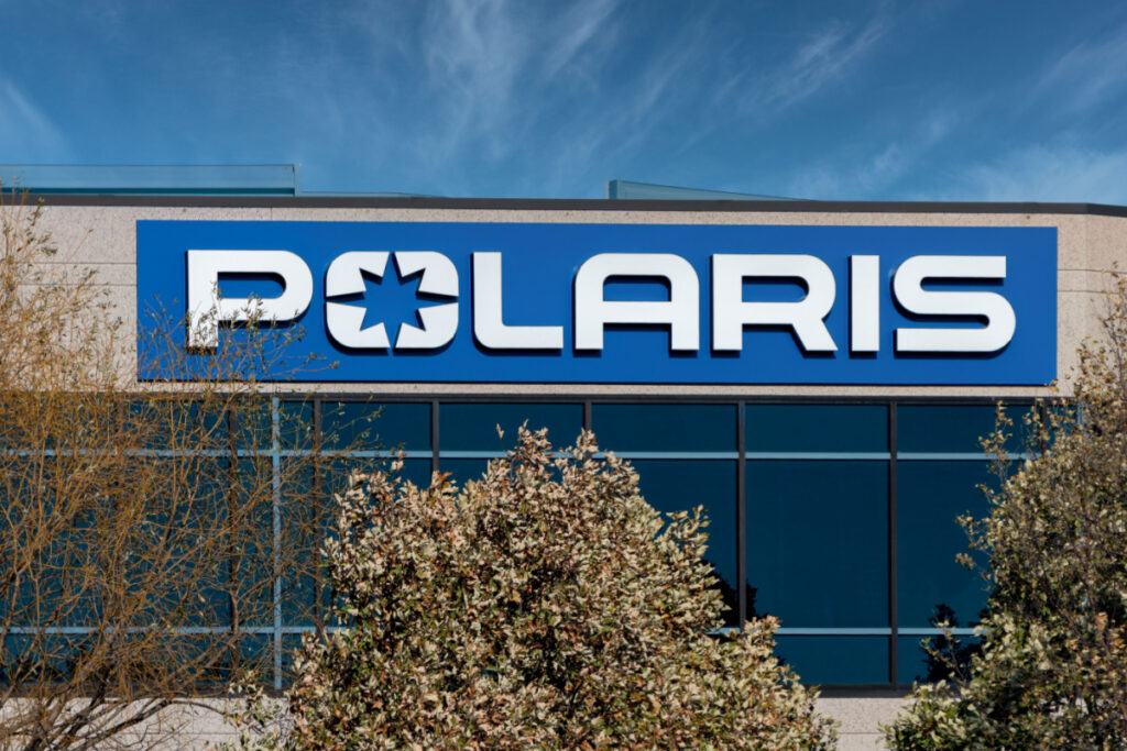 Polaris sign on building