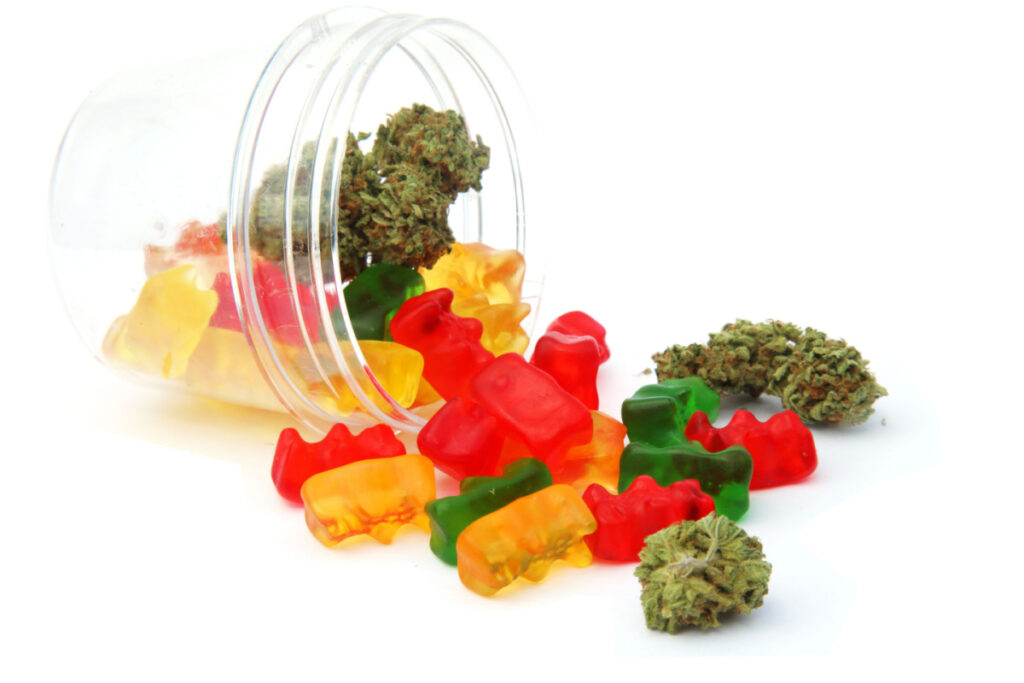 Gummy bears and marijuana buds