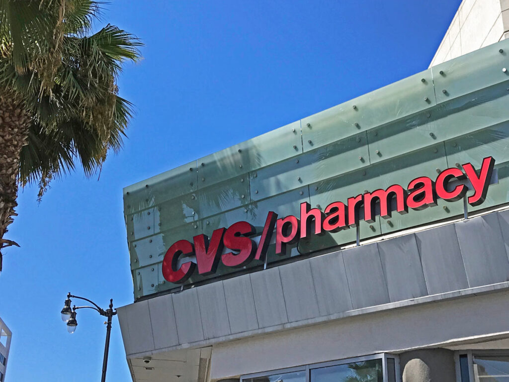 Exterior of a CVS location, representing the CVS sick pay class action lawsuit settlement.