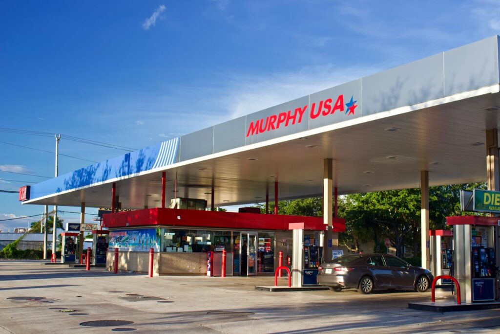 Exterior of a Murphy gas station, representing the Murphy Oil class action.